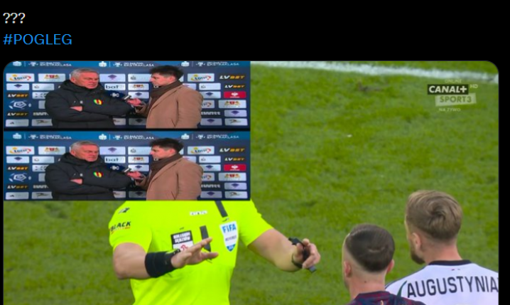 Tak przez chwilę wyglądała TRANSMISJA MECZU Pogoń - Legia xD